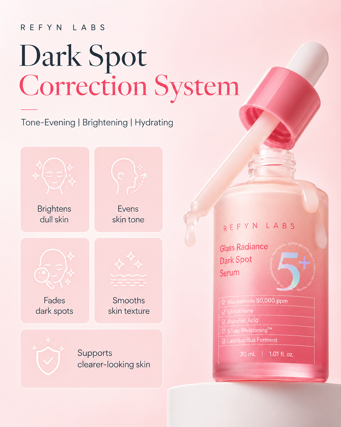 REFYN LABS™ Refyn Labs Glass Radiance Dark Spot Serum