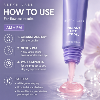 REFYN LABS™ Pure Instant eye lift gel